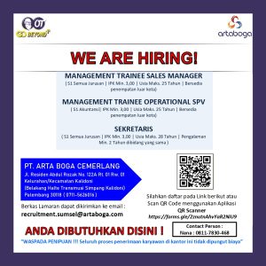 Lowongan Kerja PT Arta Boga Update